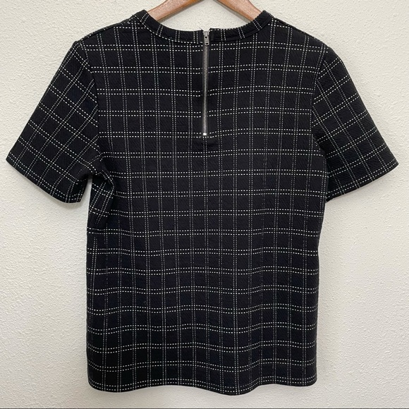 Anthropologie Postmark Window Pane Pattern Blouse XS - Picture 5 of 5